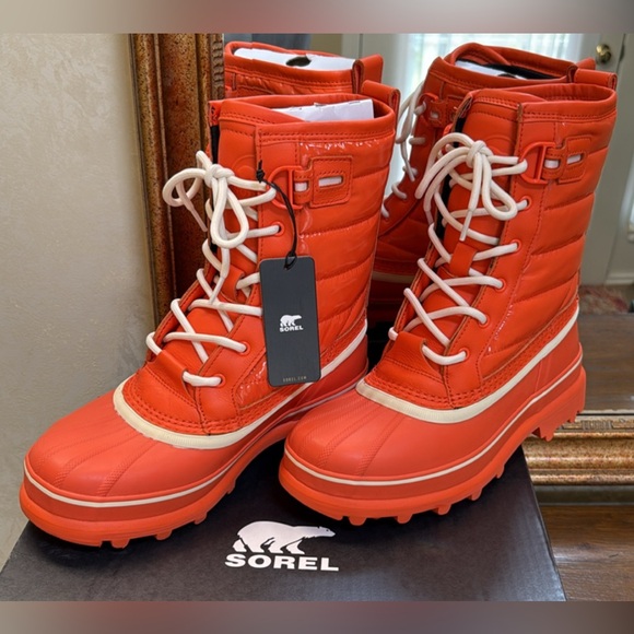 Sorel Shoes - New Sorel Caribou Royal Women’s waterproof optimized orange  Women's Boots. Sz 9